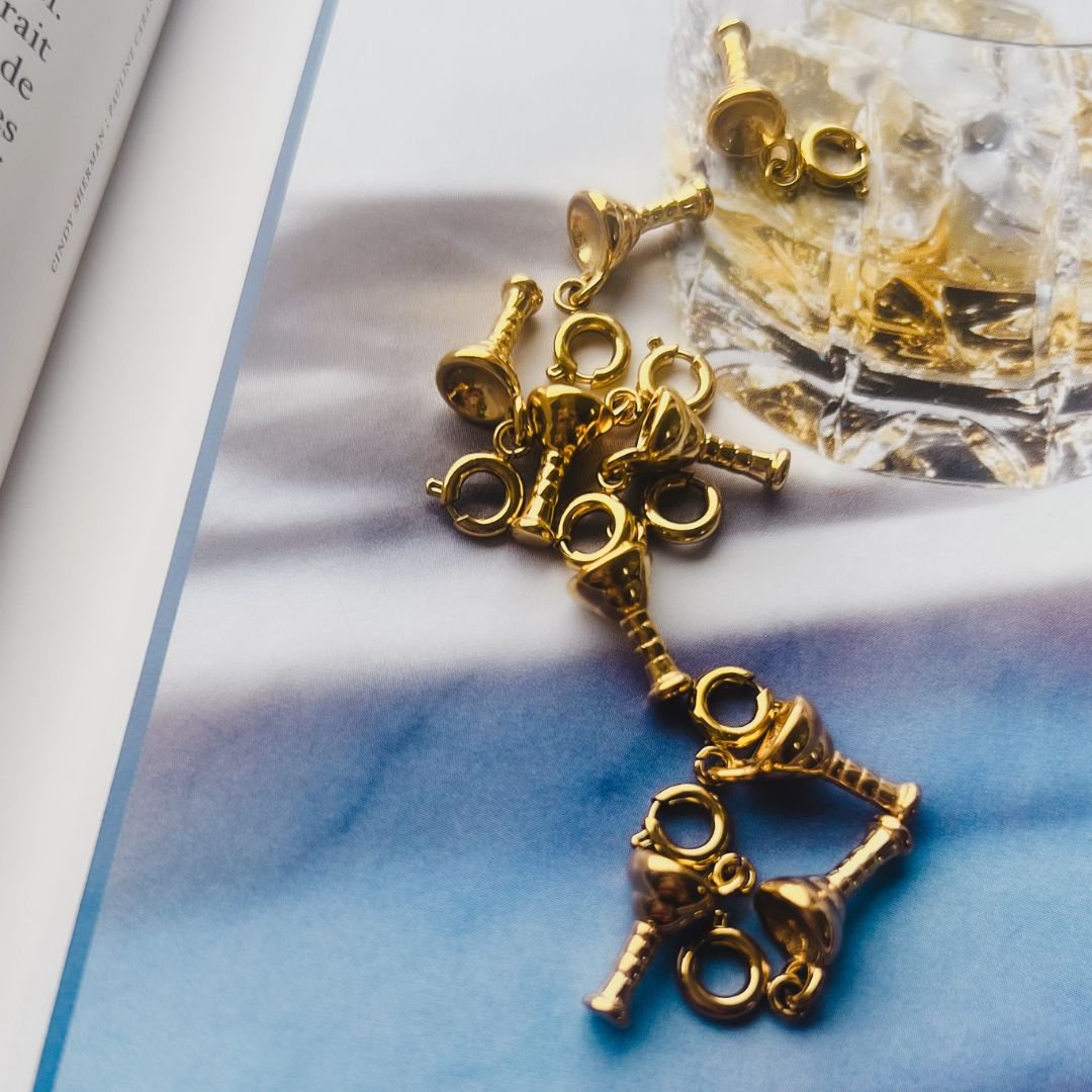 Wine O’clock | Wine glass charm