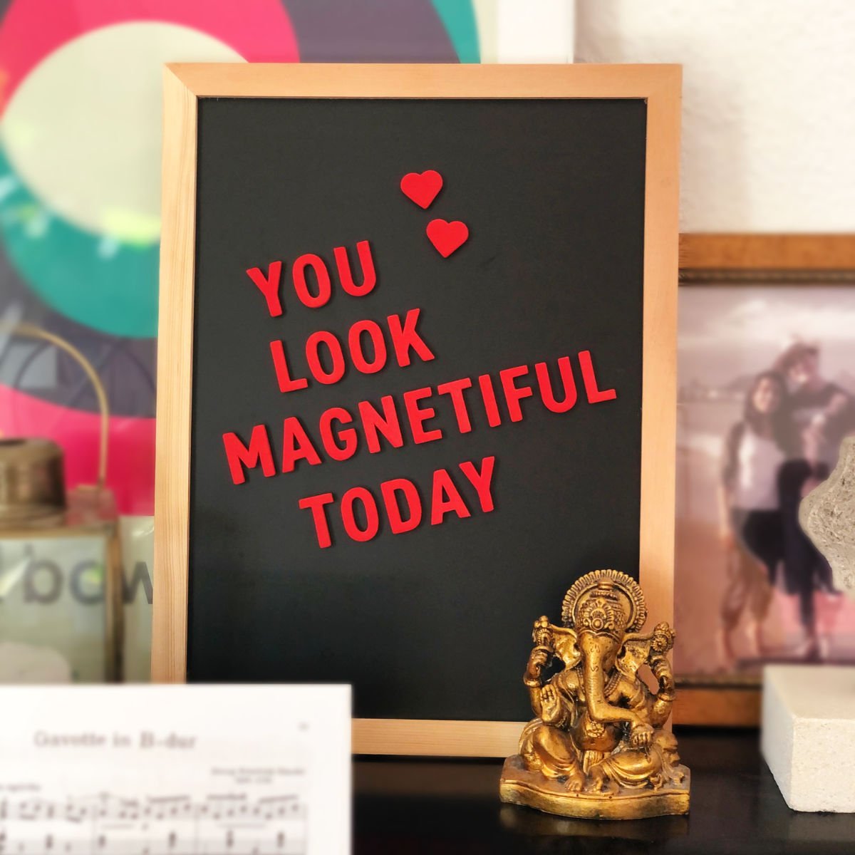 Modern magnetic letters - Unique Colors