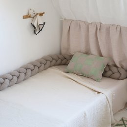 Nouby stone gevlochten bed slaapkamer 3 strengen