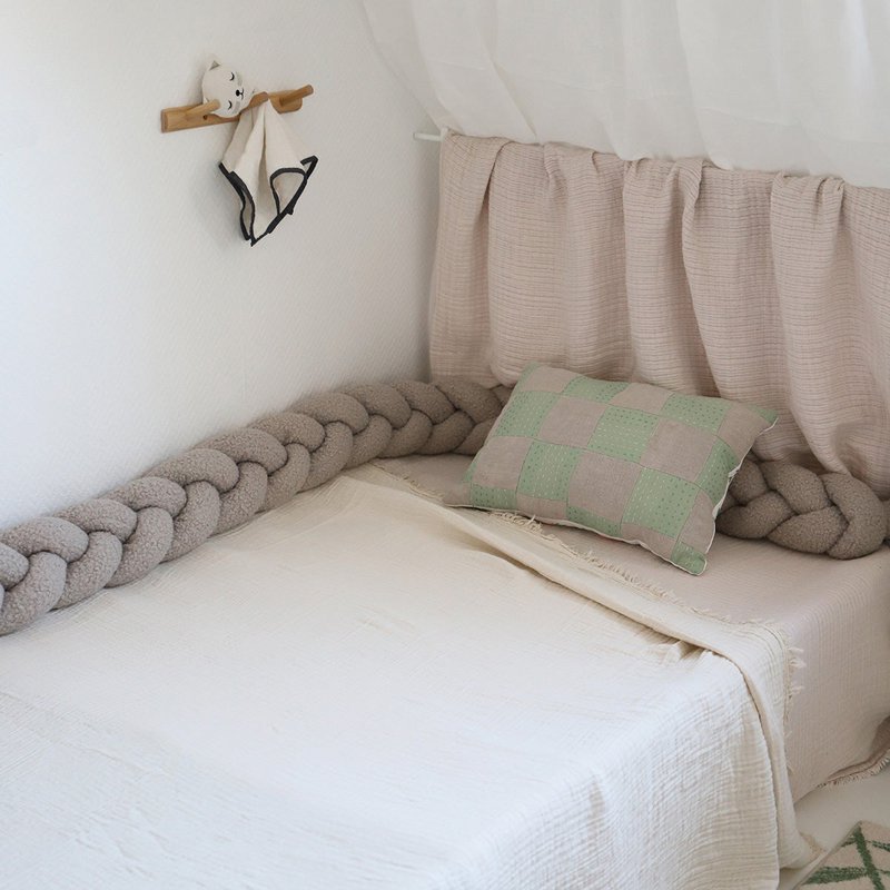 Nouby stone gevlochten bed slaapkamer 3 strengen