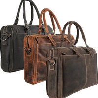 Buffaloing shoulder bag with handles Cognac Arrigo