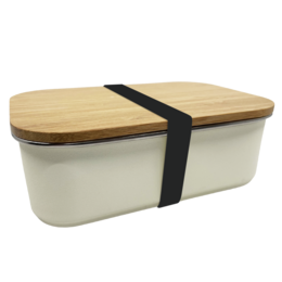 Silicone elastic lunch box (set) -Black