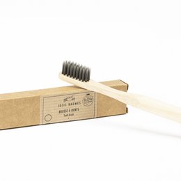 Bamboo Toothbrush Adult White Medium