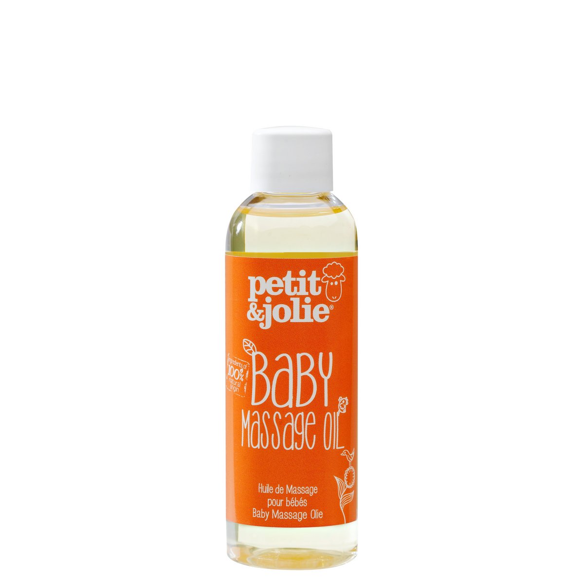 Petit&Jolie Massage-/Hautöl – 100 ml – 100 % natürlich