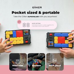 GiiKER Super Slide Puzzle Game, ROSA