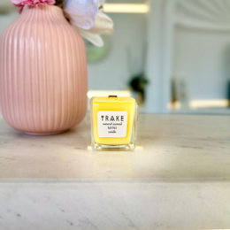 Mini Summer Candle - Sage, Jasmine, Orange & Lavender | Handgegoten soja-was in de pot met een reisgrootte