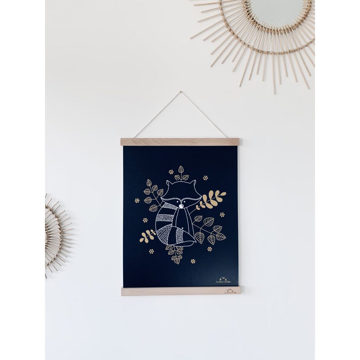 Paper poster - The raccoon