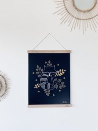 Paper poster - The raccoon