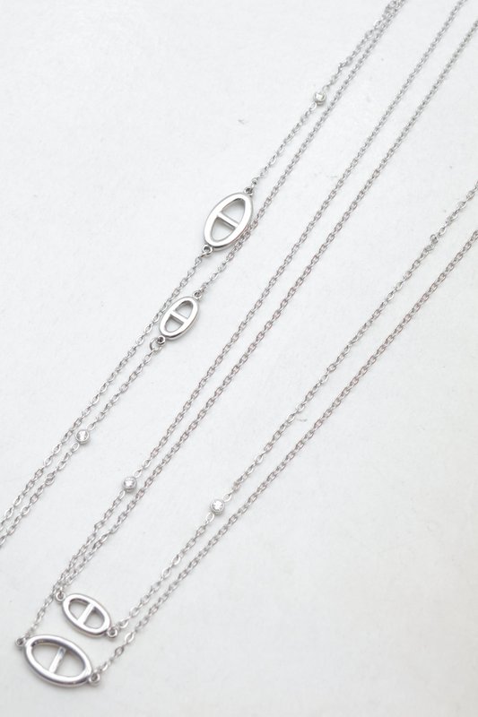 Parure de bijoux en acier inoxydable
