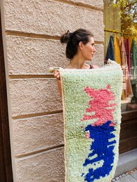 Mini Berber carpet - Yalana - 0.60 x 1.10m fair