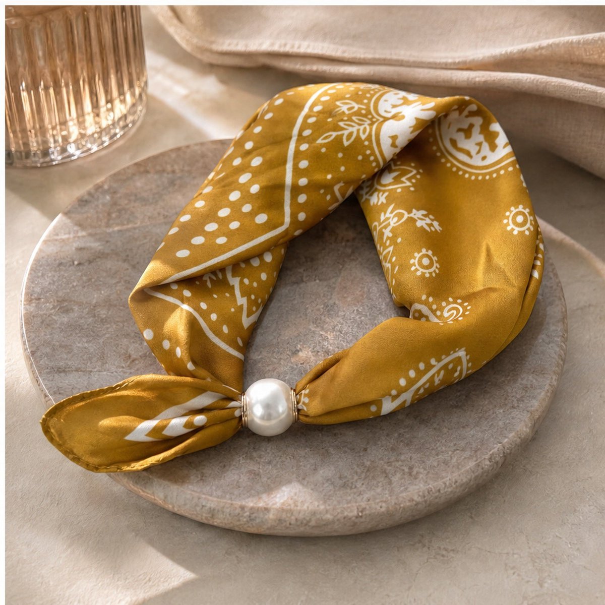 HS Pearl Scarf Dot Print - Multiple Colors