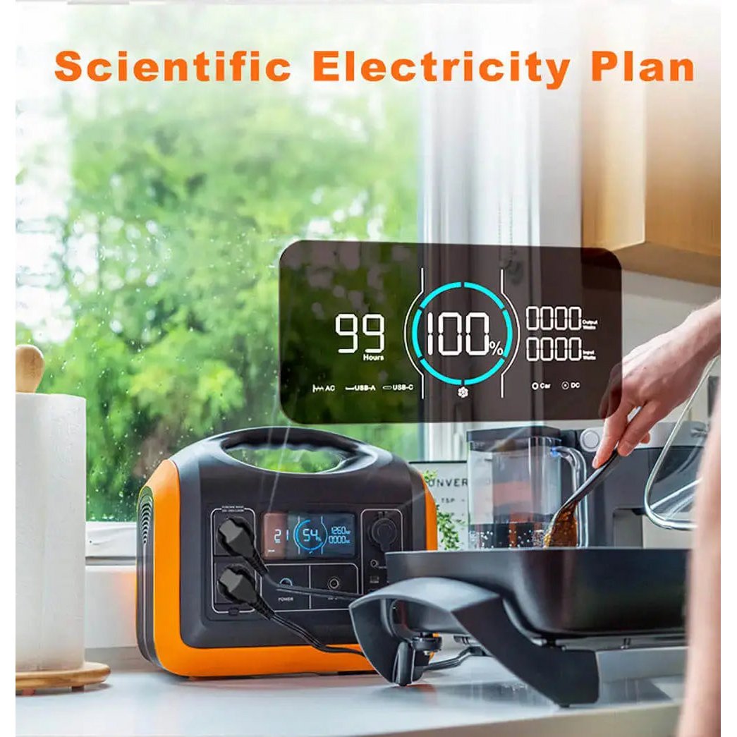 Kit Batteria Nomade da 1200WH + 2 Pannelli Solari da 110W