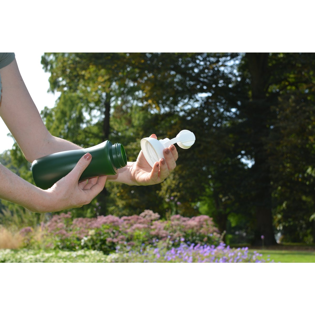 Biodrup Sportflasche biobasiert 500ml Grün