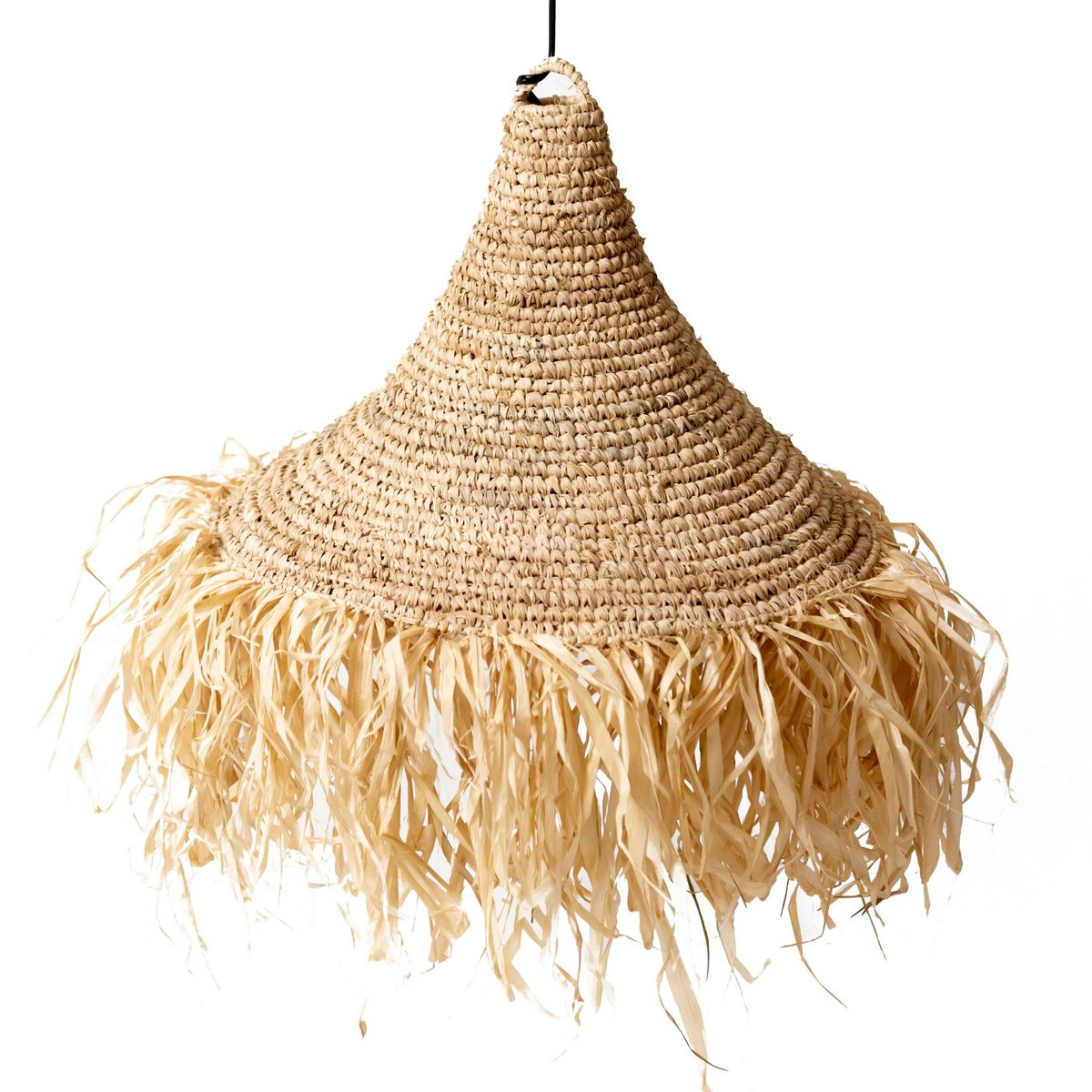 Lampa z rafii | Abażur RUMBAI