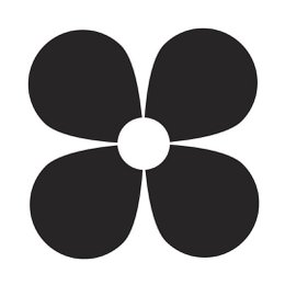 Eenvoudige bloem mini-stempel