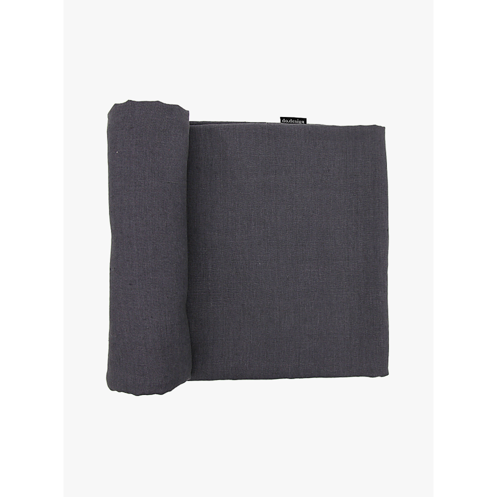 Linnen Tafelkleed Houtskool (250x145 cm)