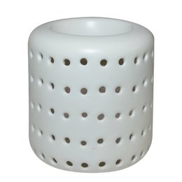 Quemador de Perfumes - Coliseo Blanco - Diseño y Forma Originales - Objeto Decorativo Aromaterapia - Portavelas Difusor de Aromas, Ceras Perfumadas