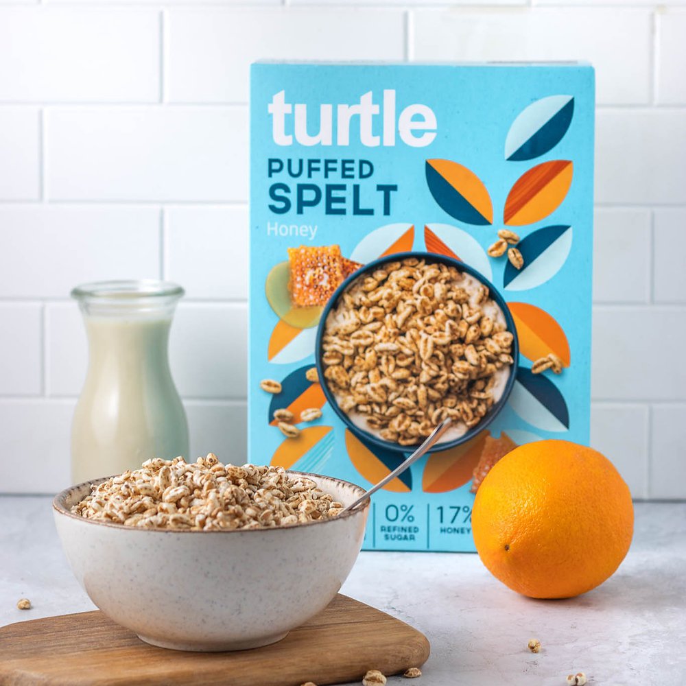 Turtle Organic Puffed Spelt with Honey