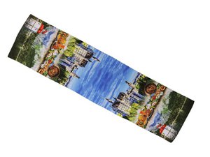 Damen Schal Bayerndesign mit Glitzer, 185cm