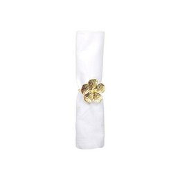 Masser af 4 runder med gyldne blomster