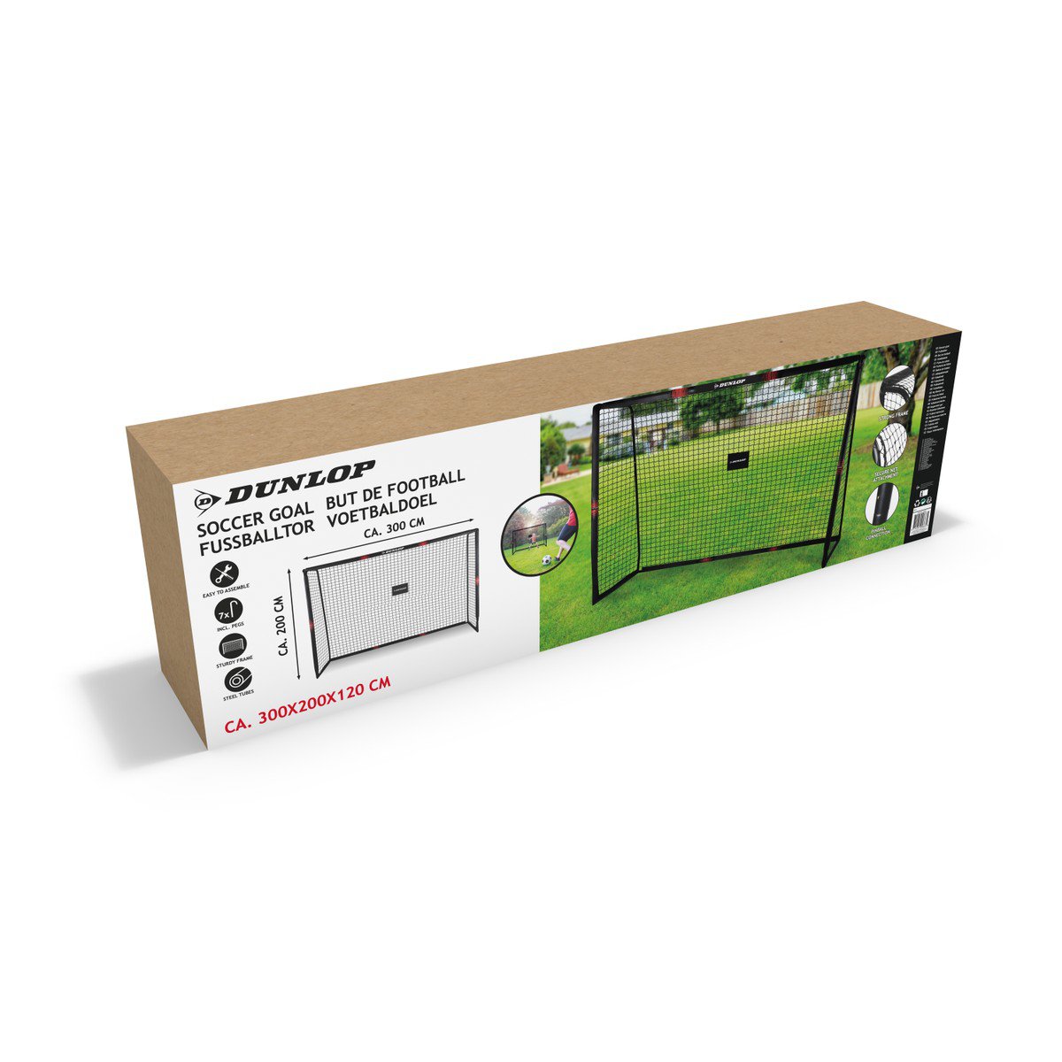 Football Goal Black