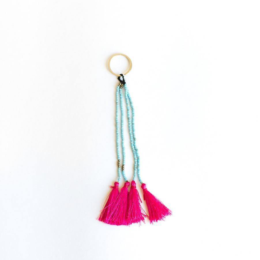 Farida Sleutelhanger Kwasten
