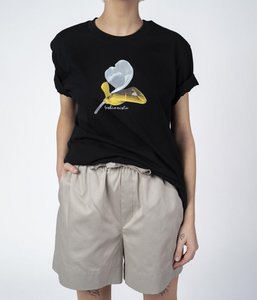 T-Shirt Fashionista Goud Zwart