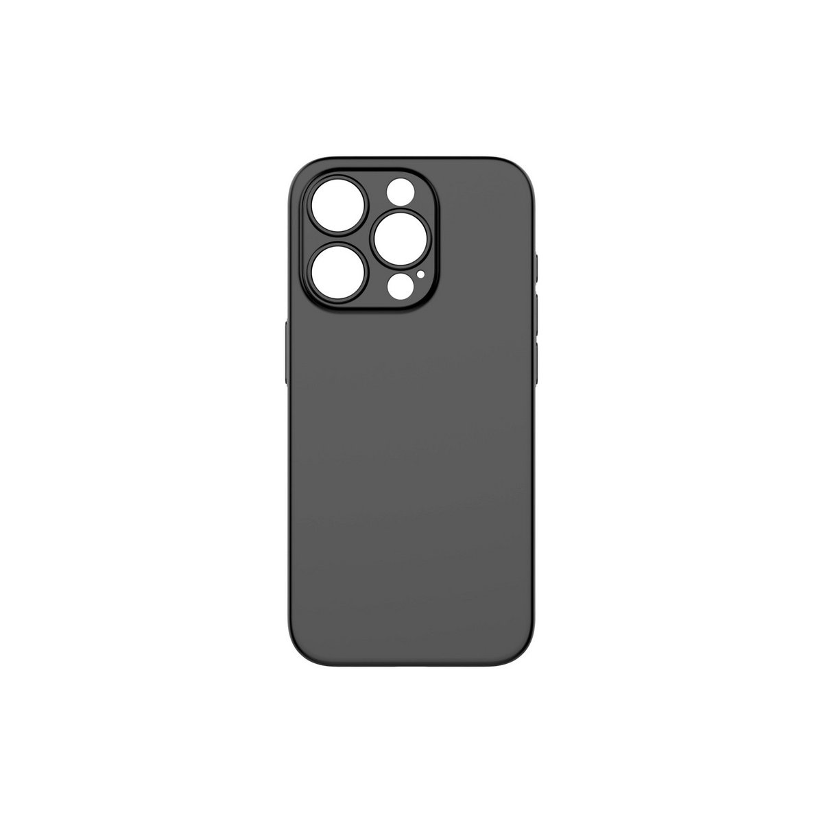 Techancy Capa Para Telemóvel Ultra Fina Preta KX5604, Compatível Com O Telemóvel Iphone 14, Material Pp De 0,5 Mm.
