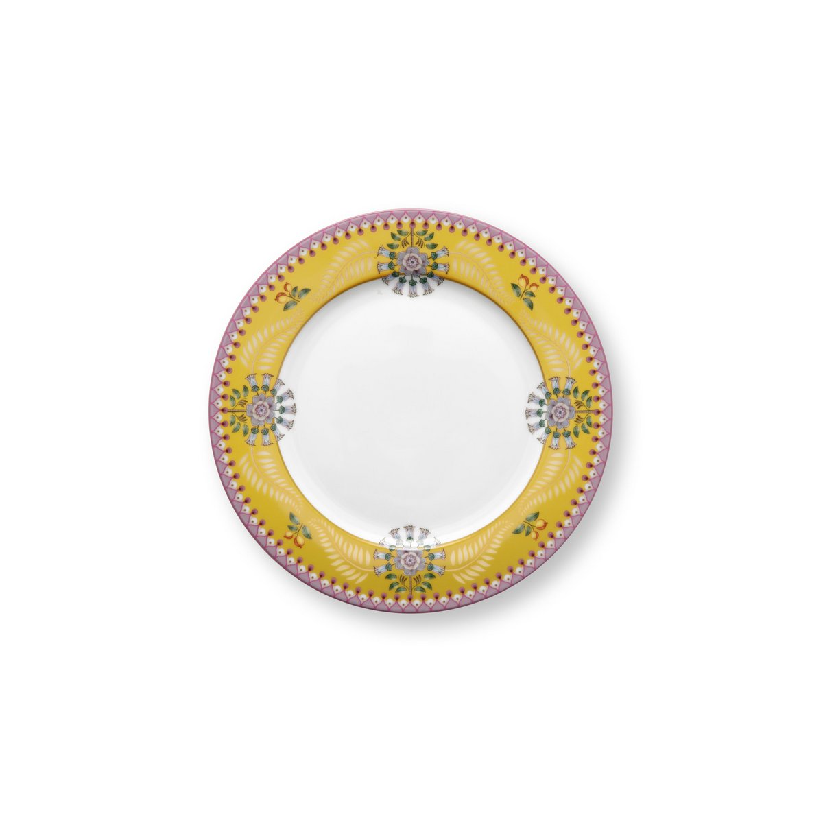Plate Lily&Lotus Yellow 23cm