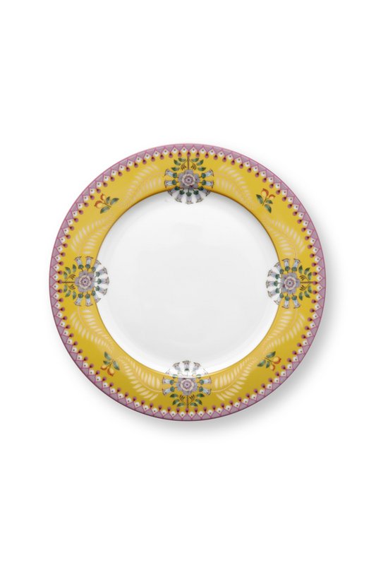 Plate Lily&Lotus Yellow 23cm