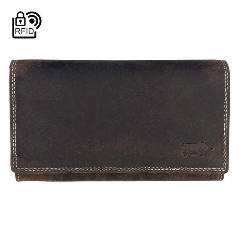 Large Buffalo Leather Wallet with Flap - 3 Colours - Arrigo