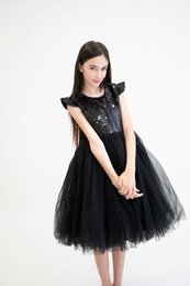 FIONA Ceremony dress Black - Size 150cm (9/10 years)