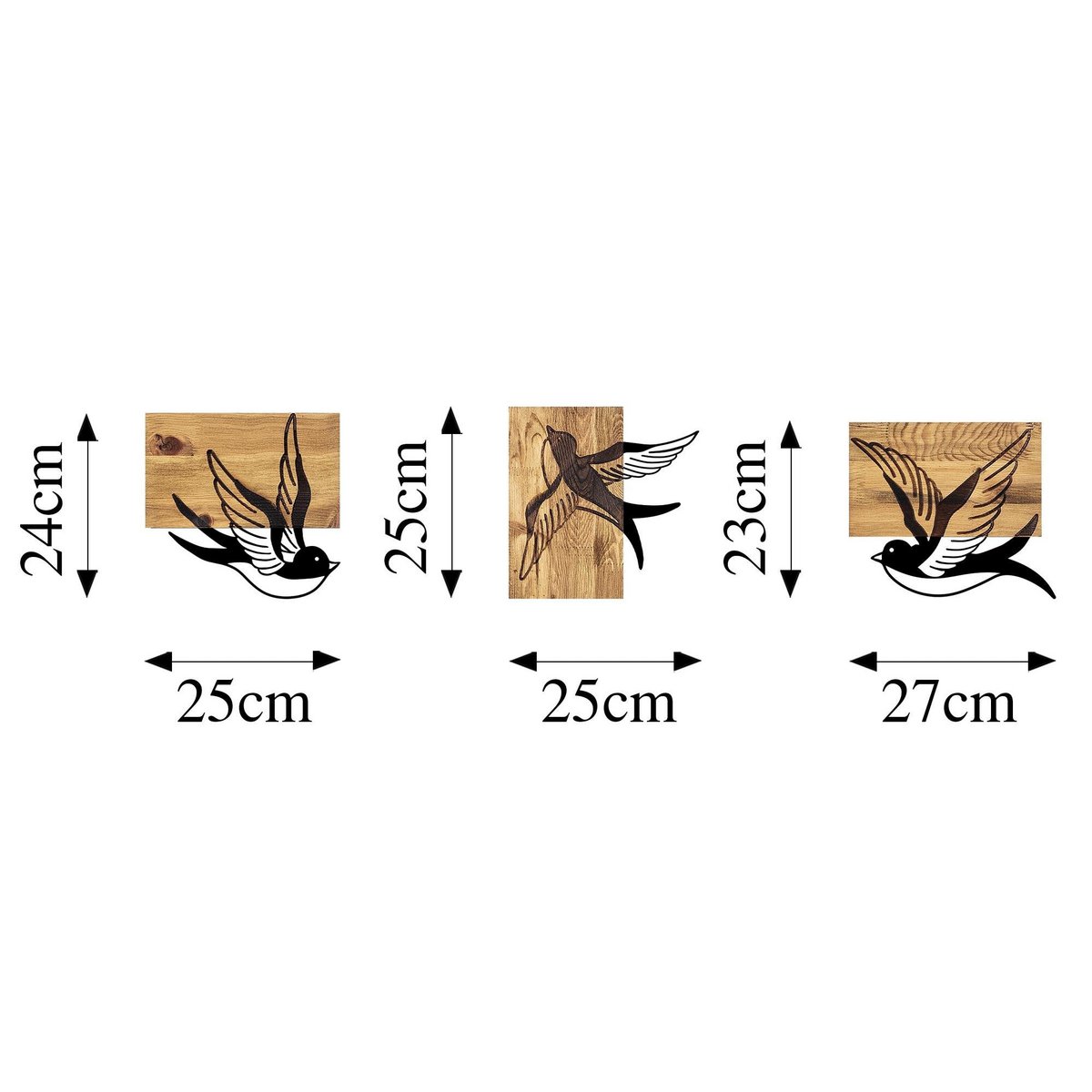 MA-333 Holz Metallwandmalerei