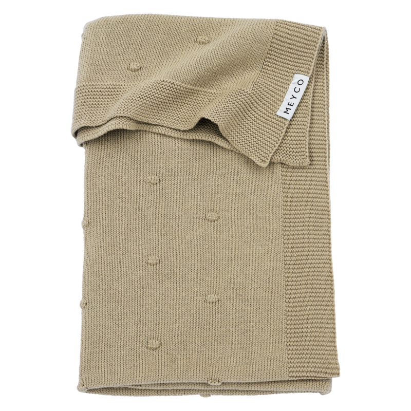 Deken Mini Knots Sand 100x150cm