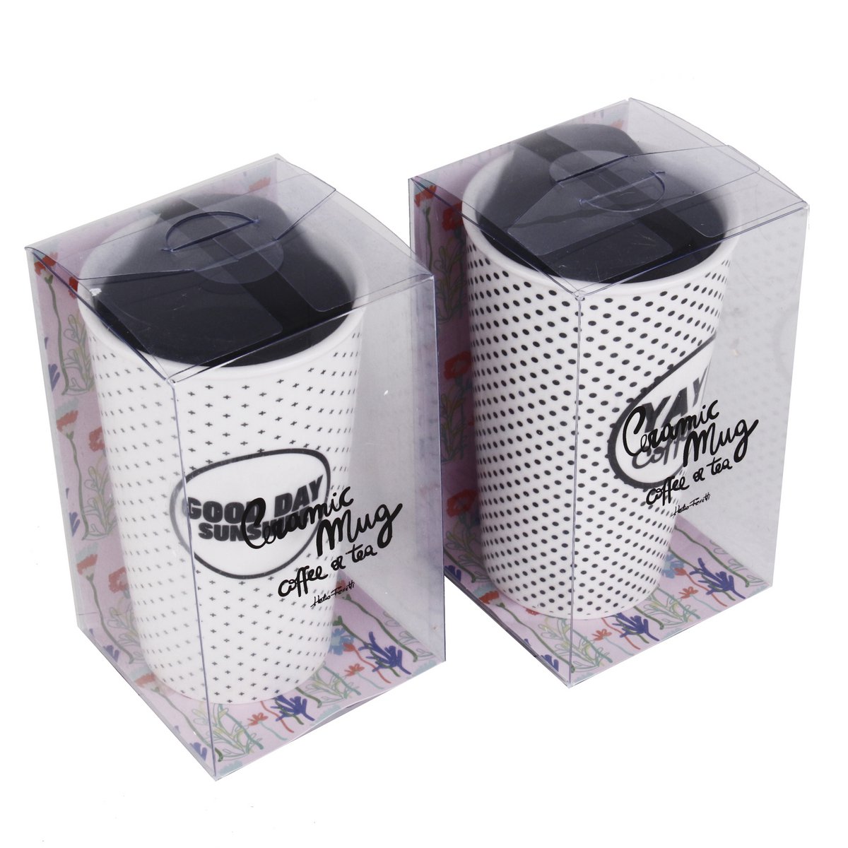 CERAMIC TAKE AWAY COFFEE MUG HF