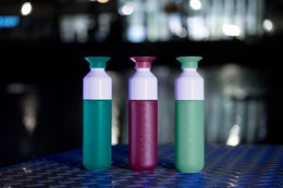 Botella de agua reutilizable Dopper Original - Caja de mezclas de colección Neon Light (4x3 piezas)