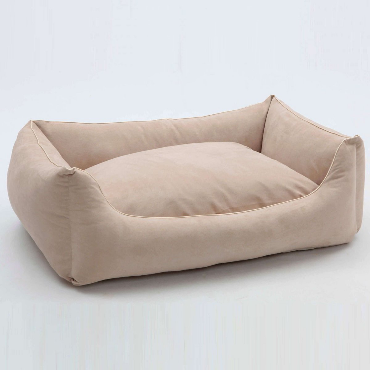 Hundebett Box Bett Alcanterra sand beige