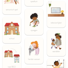Tarjetas de ritmo diurno en la diversidad del hogar