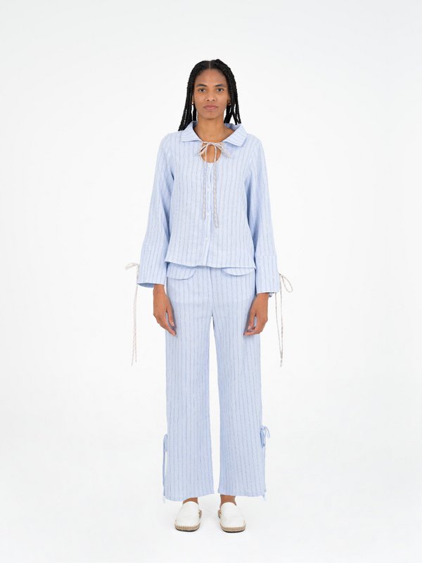 Skyline Blue Striped Shirt