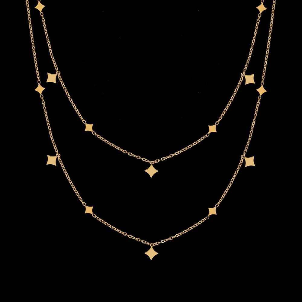 Luam - Stern-Halskette Gold