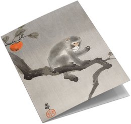 Conjunto de tarjetas de felicitación Estampados de animales