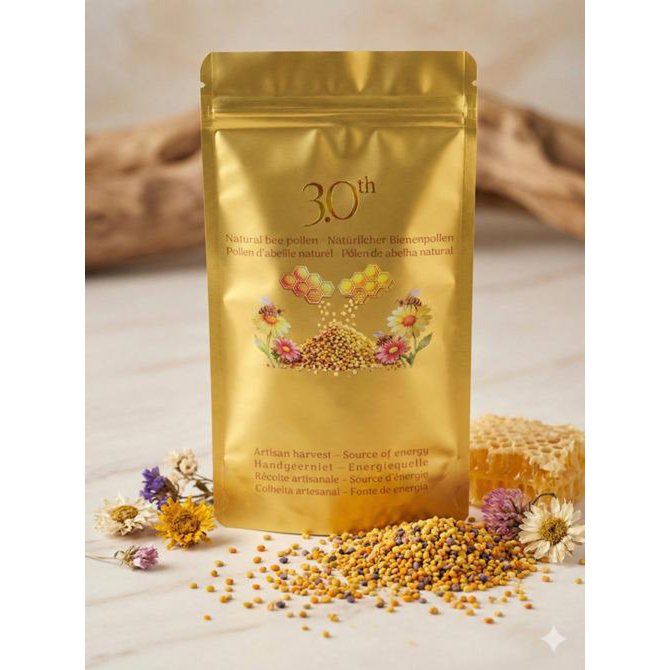 Polen de abeja ecológico 100 %.