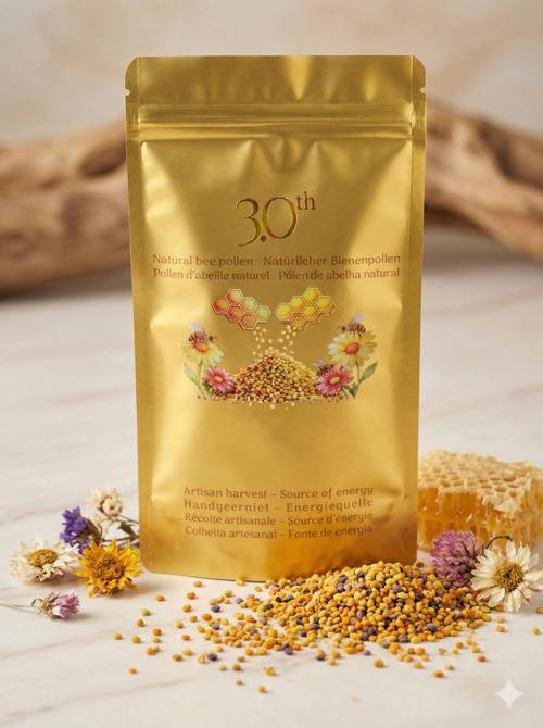Polen de abeja ecológico 100 %.