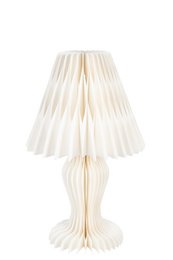 J-Line lampshade Vint Foldable - paper - off-white