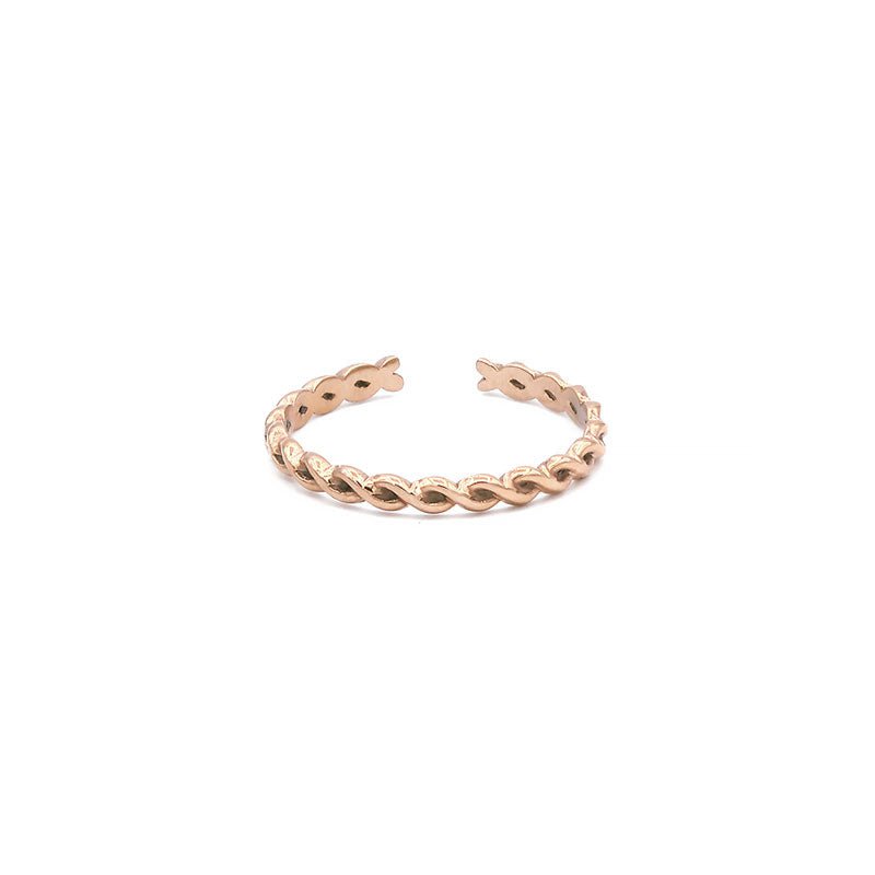 Ring 'Twisted' - Rose Gold