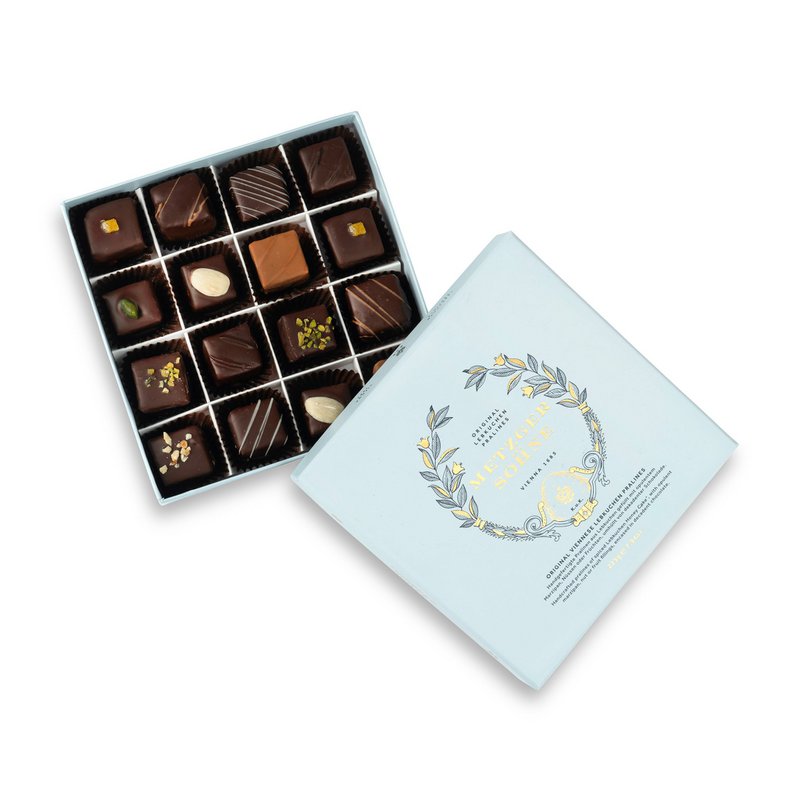Caja de bombones Piccola Gingerbread - Azul claro