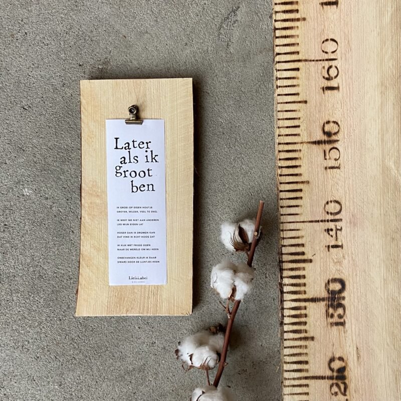 Klembord ➸ Later Als Ik Groot Ben