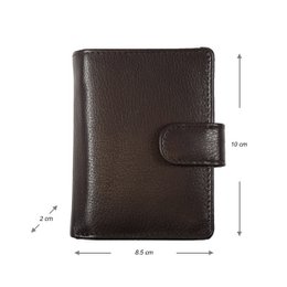 Cardprotector - Miniwallet - Mini wallet - Leather card holder leather - Credit card holder In 11 Colors