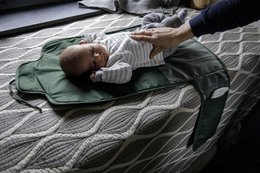 matelas à langer - vert marram
