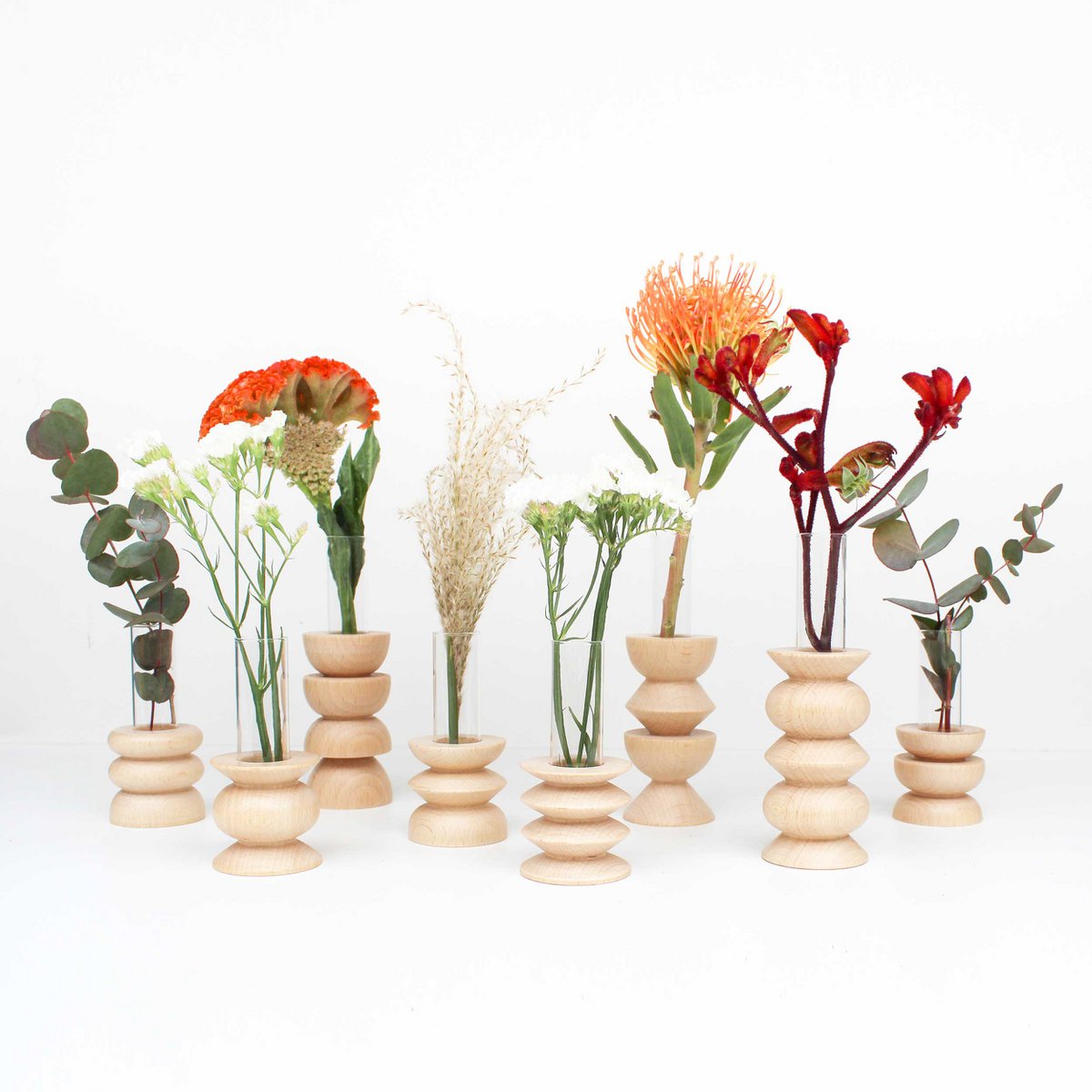 Totem Holzvase - Mittel Nº 5